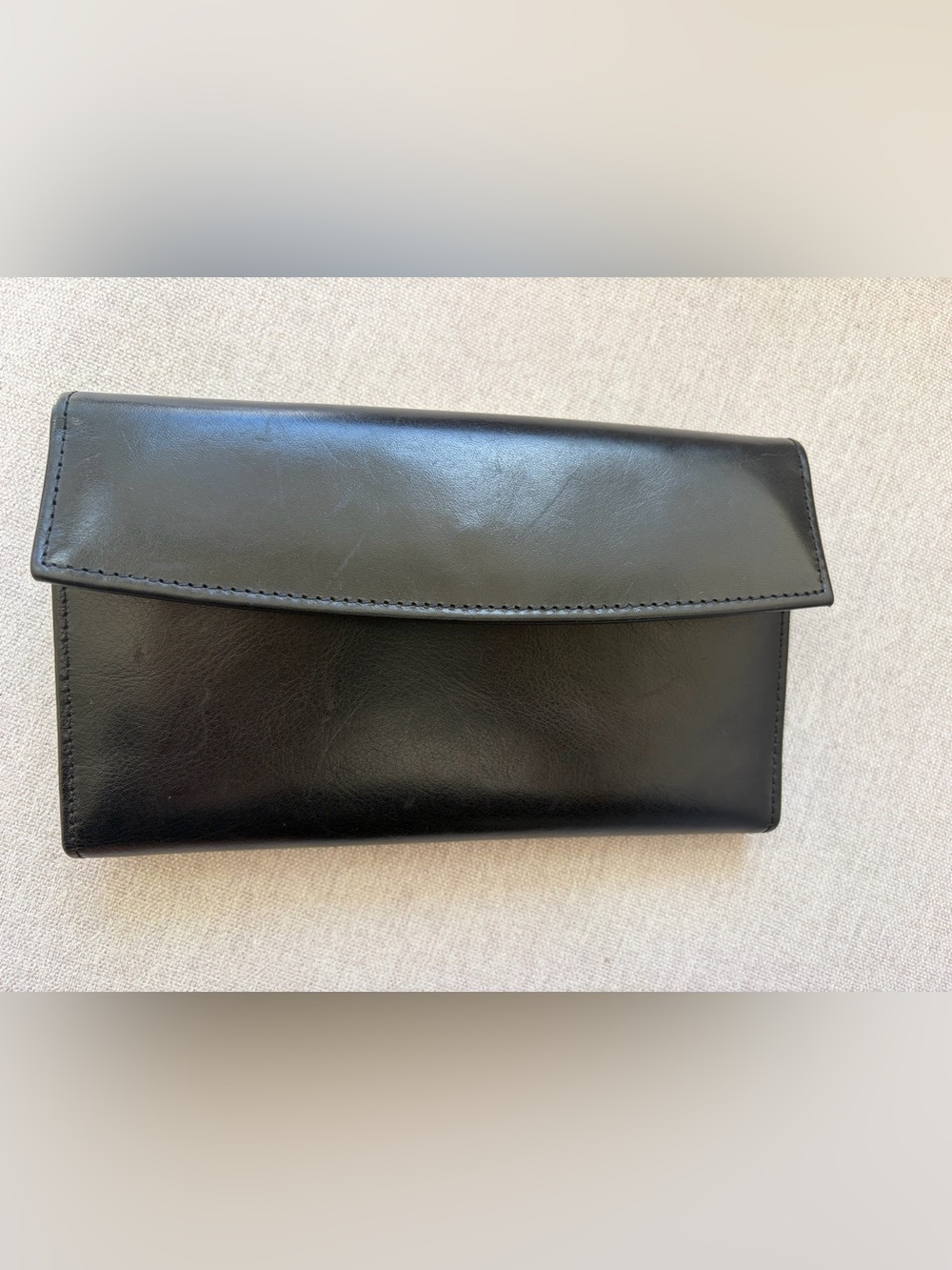 Scully 1906 Black Italian Leather Purse Wallet 717